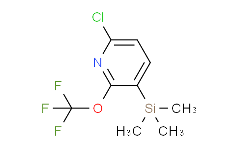 6-Chloro-2-(trifluoromethoxy)-3-(trimethylsilyl)pyridine