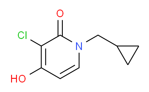 3-Chloro-1-(cyclopropylmethyl)-4-hydroxypyridin-2(1H)-one
