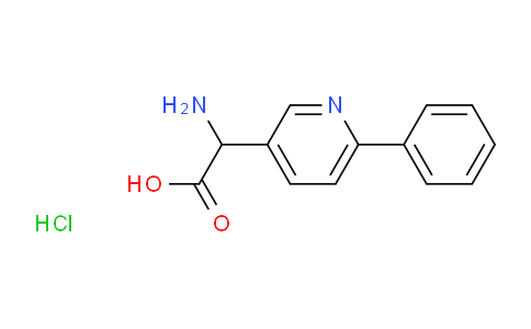 2-Amino-2-(6-phenylpyridin-3-yl)acetic acid hydrochloride