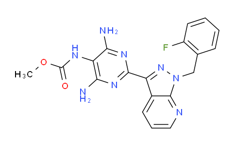 AM233484 | 625115-52-8 | Methyl (4,6-diamino-2-(1-(2-fluorobenzyl)-1H-pyrazolo[3,4-b]pyridin-3-yl)pyrimidin-5-yl)carbamate