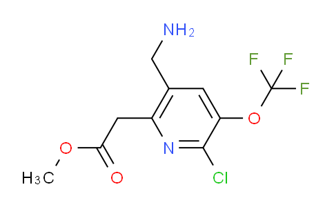 AM23350 | 1804796-69-7 | Methyl 5-(aminomethyl)-2-chloro-3-(trifluoromethoxy)pyridine-6-acetate
