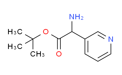 AM233502 | 327053-21-4 | tert-Butyl 2-amino-2-(pyridin-3-yl)acetate