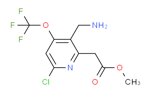 AM23352 | 1804320-33-9 | Methyl 3-(aminomethyl)-6-chloro-4-(trifluoromethoxy)pyridine-2-acetate