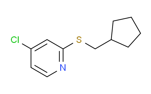 AM233542 | 1346707-41-2 | 4-Chloro-2-((cyclopentylmethyl)thio)pyridine