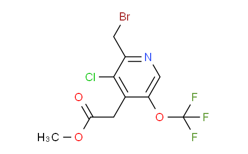 AM23359 | 1804556-10-2 | Methyl 2-(bromomethyl)-3-chloro-5-(trifluoromethoxy)pyridine-4-acetate