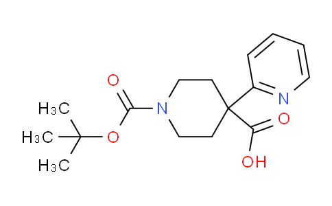 AM233590 | 167263-07-2 | 1-(tert-Butoxycarbonyl)-4-(pyridin-2-yl)piperidine-4-carboxylic acid