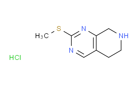 2-(Methylthio)-5,6,7,8-tetrahydropyrido[3,4-d]pyrimidine hydrochloride