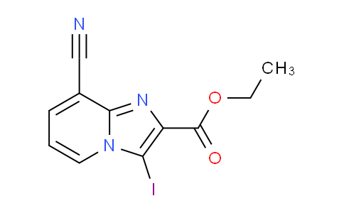 Ethyl 8-cyano-3-iodoimidazo[1,2-a]pyridine-2-carboxylate