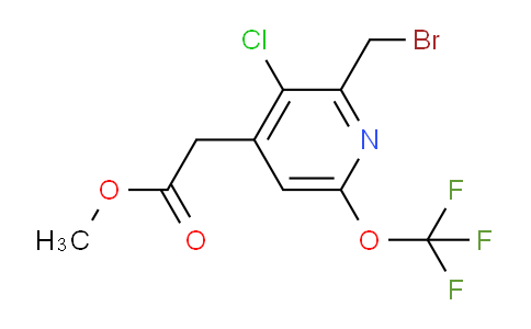 AM23361 | 1804792-89-9 | Methyl 2-(bromomethyl)-3-chloro-6-(trifluoromethoxy)pyridine-4-acetate