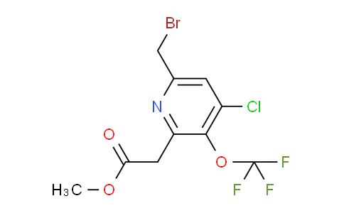 AM23362 | 1804556-12-4 | Methyl 6-(bromomethyl)-4-chloro-3-(trifluoromethoxy)pyridine-2-acetate