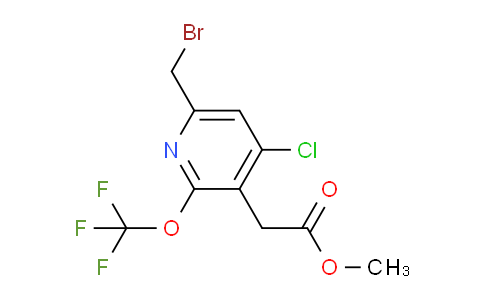AM23363 | 1804703-71-6 | Methyl 6-(bromomethyl)-4-chloro-2-(trifluoromethoxy)pyridine-3-acetate