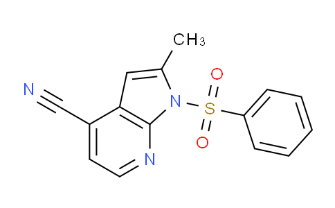 AM233643 | 1227268-51-0 | 2-Methyl-1-(phenylsulfonyl)-1H-pyrrolo[2,3-b]pyridine-4-carbonitrile