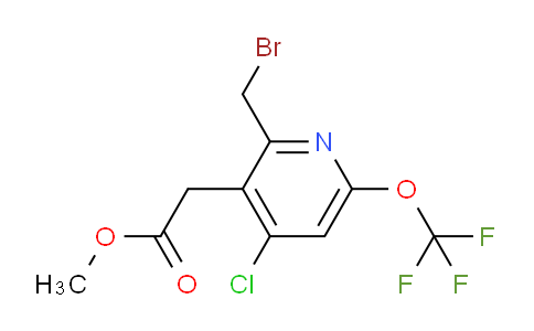 AM23368 | 1806242-03-4 | Methyl 2-(bromomethyl)-4-chloro-6-(trifluoromethoxy)pyridine-3-acetate