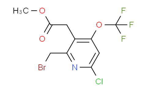 AM23369 | 1804621-90-6 | Methyl 2-(bromomethyl)-6-chloro-4-(trifluoromethoxy)pyridine-3-acetate