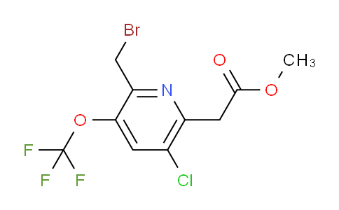 AM23370 | 1804797-16-7 | Methyl 2-(bromomethyl)-5-chloro-3-(trifluoromethoxy)pyridine-6-acetate