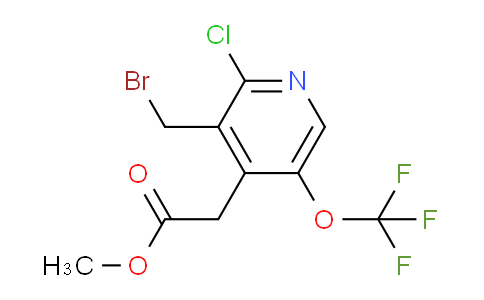 AM23375 | 1804556-19-1 | Methyl 3-(bromomethyl)-2-chloro-5-(trifluoromethoxy)pyridine-4-acetate