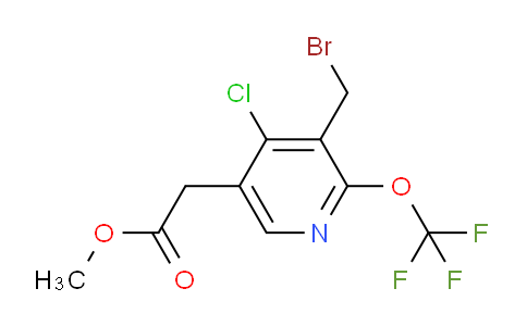 AM23377 | 1806103-64-9 | Methyl 3-(bromomethyl)-4-chloro-2-(trifluoromethoxy)pyridine-5-acetate
