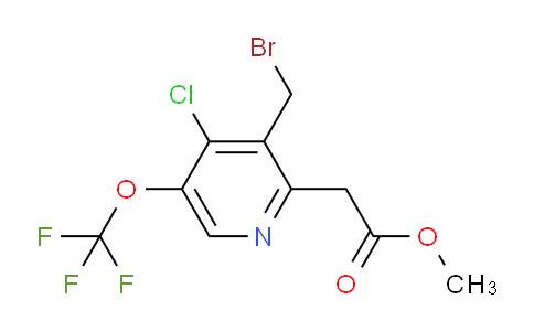 AM23378 | 1804556-28-2 | Methyl 3-(bromomethyl)-4-chloro-5-(trifluoromethoxy)pyridine-2-acetate