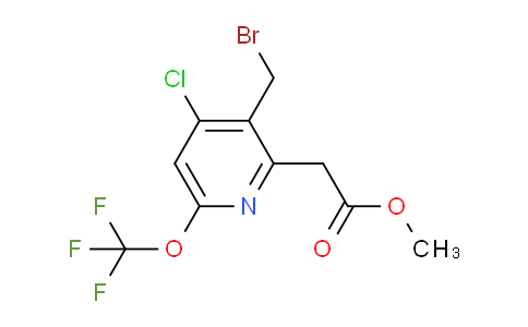 AM23379 | 1805932-22-2 | Methyl 3-(bromomethyl)-4-chloro-6-(trifluoromethoxy)pyridine-2-acetate