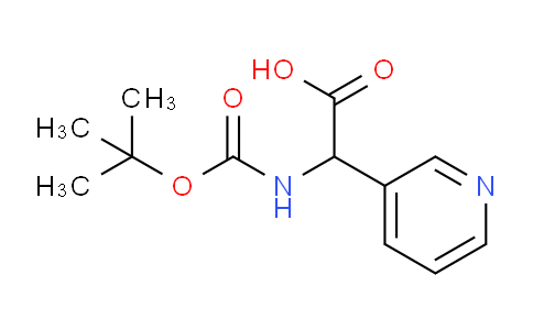 AM233796 | 347187-29-5 | 2-((tert-Butoxycarbonyl)amino)-2-(pyridin-3-yl)acetic acid