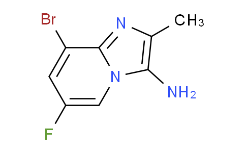 8-Bromo-6-fluoro-2-methylimidazo[1,2-a]pyridin-3-amine