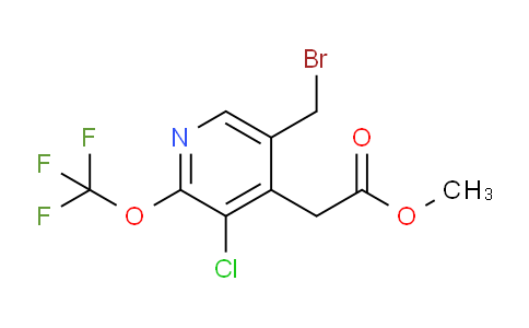 AM23386 | 1803634-58-3 | Methyl 5-(bromomethyl)-3-chloro-2-(trifluoromethoxy)pyridine-4-acetate