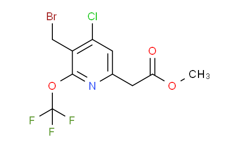 AM23387 | 1804793-07-4 | Methyl 3-(bromomethyl)-4-chloro-2-(trifluoromethoxy)pyridine-6-acetate