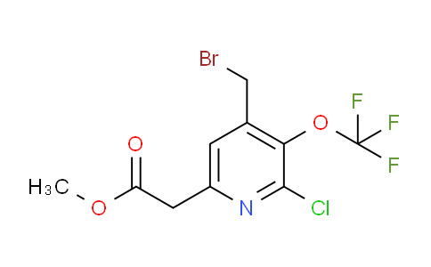 AM23388 | 1804321-87-6 | Methyl 4-(bromomethyl)-2-chloro-3-(trifluoromethoxy)pyridine-6-acetate