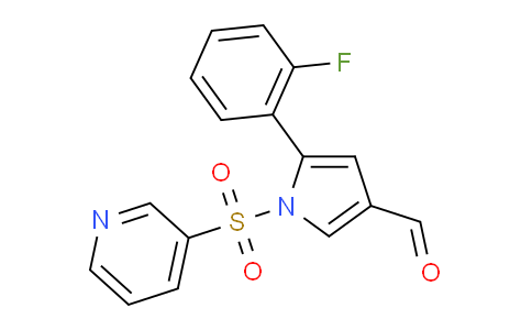 AM233894 | 881677-11-8 | 5-(2-Fluorophenyl)-1-(pyridin-3-ylsulfonyl)-1H-pyrrole-3-carbaldehyde