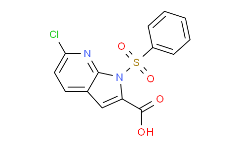 AM233933 | 1227269-03-5 | 6-Chloro-1-(phenylsulfonyl)-1H-pyrrolo[2,3-b]pyridine-2-carboxylic acid