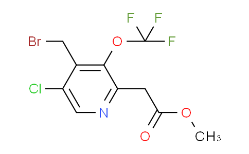 Methyl 4-(bromomethyl)-5-chloro-3-(trifluoromethoxy)pyridine-2-acetate