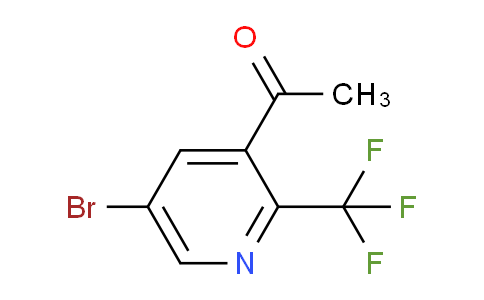 1-(5-Bromo-2-(trifluoromethyl)pyridin-3-yl)ethanone