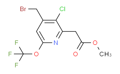 AM23402 | 1804558-16-4 | Methyl 4-(bromomethyl)-3-chloro-6-(trifluoromethoxy)pyridine-2-acetate