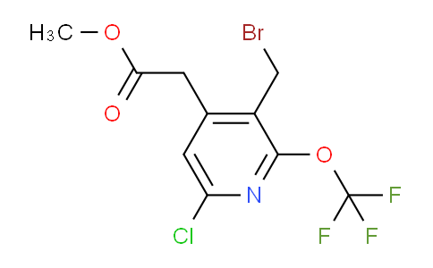 AM23403 | 1804793-24-5 | Methyl 3-(bromomethyl)-6-chloro-2-(trifluoromethoxy)pyridine-4-acetate