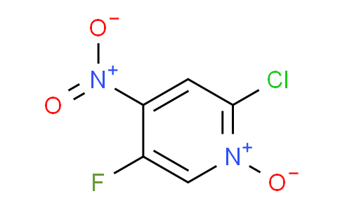 2-Chloro-5-fluoro-4-nitropyridine 1-oxide