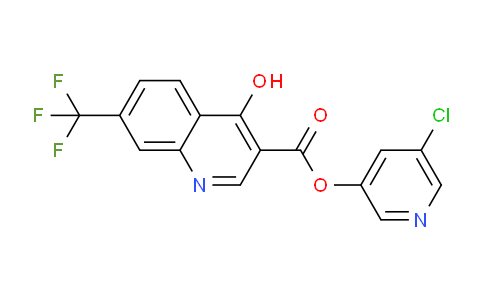 5-Chloropyridin-3-yl 4-hydroxy-7-(trifluoromethyl)quinoline-3-carboxylate