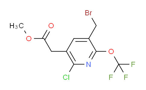 AM23408 | 1805932-30-2 | Methyl 3-(bromomethyl)-6-chloro-2-(trifluoromethoxy)pyridine-5-acetate