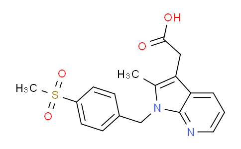 AM234105 | 872365-16-7 | 2-(2-Methyl-1-(4-(methylsulfonyl)benzyl)-1H-pyrrolo[2,3-b]pyridin-3-yl)acetic acid