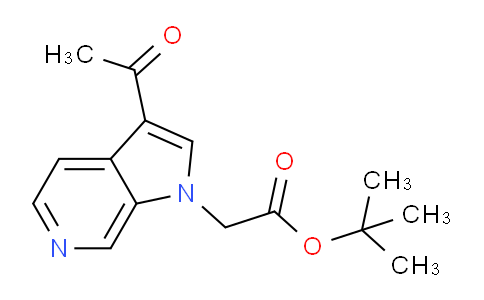 tert-Butyl 2-(3-acetyl-1H-pyrrolo[2,3-c]pyridin-1-yl)acetate