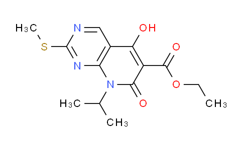 AM234193 | 76360-86-6 | Ethyl 5-hydroxy-8-isopropyl-2-(methylthio)-7-oxo-7,8-dihydropyrido[2,3-d]pyrimidine-6-carboxylate