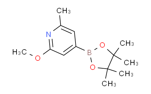 2-Methoxy-6-methyl-4-(4,4,5,5-tetramethyl-1,3,2-dioxaborolan-2-yl)pyridine