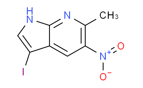 3-Iodo-6-methyl-5-nitro-1H-pyrrolo[2,3-b]pyridine