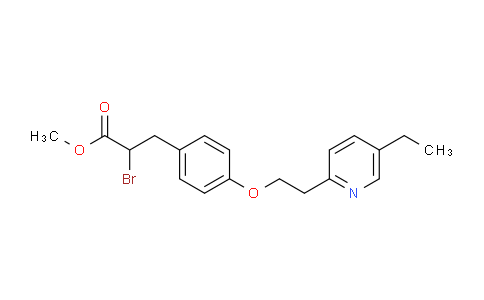 AM234288 | 105355-25-7 | Methyl 2-bromo-3-(4-(2-(5-ethylpyridin-2-yl)ethoxy)phenyl)propanoate