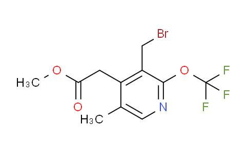 AM23437 | 1361909-60-5 | Methyl 3-(bromomethyl)-5-methyl-2-(trifluoromethoxy)pyridine-4-acetate