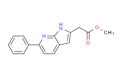 AM23438 | 1261492-36-7 | Methyl 6-phenyl-1H-pyrrolo[2,3-b]pyridine-2-acetate