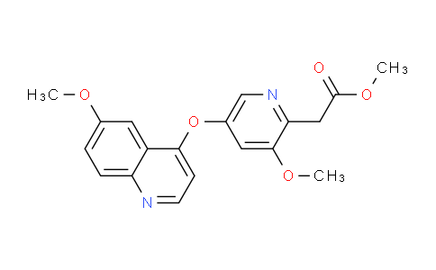 AM234401 | 947763-52-2 | Methyl 2-(3-methoxy-5-((6-methoxyquinolin-4-yl)oxy)pyridin-2-yl)acetate