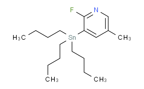 2-Fluoro-5-methyl-3-(tributylstannyl)pyridine