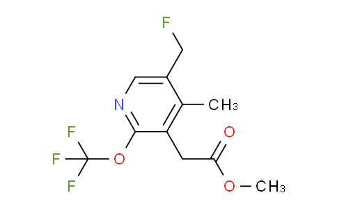 AM23442 | 1361916-13-3 | Methyl 5-(fluoromethyl)-4-methyl-2-(trifluoromethoxy)pyridine-3-acetate