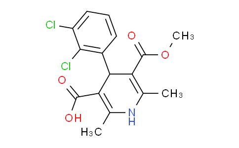 AM234427 | 123853-39-4 | 4-(2,3-Dichlorophenyl)-5-(methoxycarbonyl)-2,6-dimethyl-1,4-dihydropyridine-3-carboxylic acid