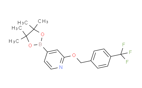 AM234446 | 1346708-11-9 | 4-(4,4,5,5-Tetramethyl-1,3,2-dioxaborolan-2-yl)-2-((4-(trifluoromethyl)benzyl)oxy)pyridine